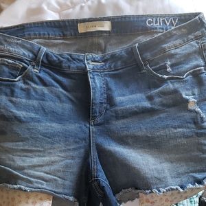 Slink jeans cut off Shorts **Curvy 18